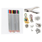 Heat Shrinkable Film Set 12-Color Pencils Multi-Purpose DIY Hand-Shrink Material