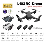 Helic¨®ptero L103 RC Drone Wifi FPV Optical Fluxo de RC com 720P Dual Camera