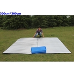 Double-sided dobrável Waterproof Alumínio Film Pad portátil Picnic pequeno Outdoor Camping Praia Mat