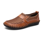 Homens Casual Pattern Shoes crocodilo deslizamento Plano Rubber Sole On malha respirável sapatos