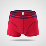 FLY Homens cor do bloco Modal Cueca macias Boxers moda Roupa interior respirável