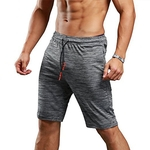 Homens Desportos Calça Casual Sólidos Calças Cor solto Capri para exercícios de corrida