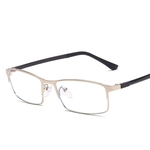 Homens Fashion Square Blu-ray Protecção Dos Olhos Espelho Plano Óculos