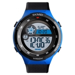 Homens Luxo Sport Watch 50M impermeável eletrônico Digital relógio de pulso