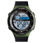 Homens Luxo Sport Watch 50M impermeável eletrônico Digital