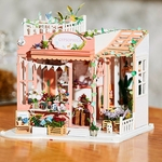 Homens Mulheres Handmade DIY estrelado Flower Quarto Cottage montado Modelo Presente de aniversário de Natal Criativo