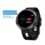 Homens Mulheres M58 relógio inteligente impermeável Tela IP68 Cor da aptidão pulseira coração Taxa Relógios Monitor para iOS Android Phone