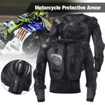 Homens negros Adulto Corrida de Motocross Armadura de Corpo Inteiro Jaqueta de Proteção Motocicleta Guarda Coluna Peito Protetor SML XL XXL XXXL