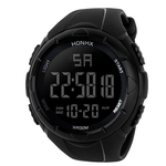 Homens Relógio desportivo Militar Digital LED Sport de Silicone Horloges Relógios