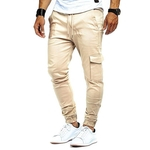 Homens Slim Fit Urban tornozelo Banded calça casual calças lápis Jogger Esportes Gostar