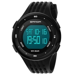 Ts Homens Waterproof Display Led Relógio Eletrônico Estudantes Outdoor Sports Relógio De Pulso Presente