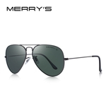 Hommes PROJETO Merrys / femmes classique pilote lunettes de soleil polarisées 58 milímetros de Proteção UV400 S8025