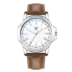 Hot Man Leather Watch Whatever Late Anyway Letter Watches Pointer glow