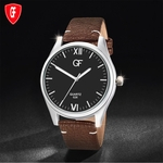 Hot Man Leather Watch Whatever Late Anyway Letter Watches Pointer Glow