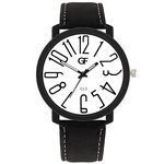 Hot Man Leather Watch Whatever Late Anyway Letter Watches Pointer glow