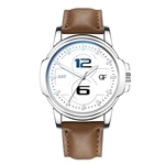 Hot Man Leather Watch Whatever Late Anyway Letter Watches Pointer glow
