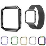Hot Sale Para Box Fitbit chama inteligentes originais relógios de metal Aço Inoxidável Assista Shell Protection Box