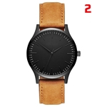 Hot venda simples MT cinto de relógio de quartzo OEM personalizado rápido de venda popular relógio de couro genuíno 424-2