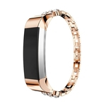 Hr Smart Watch Band Padrão da Moda Flor de diamante cinta liga de zinco