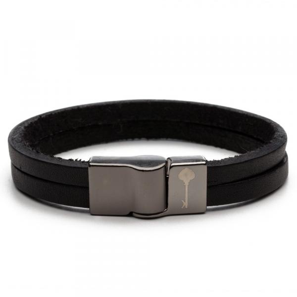 Huerta Leather Black Series - Pulseira Key Design