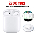 I200 TWS de carregamento sem fio Headset Bluetooth 5.0 6D Baixo fone de ouvido