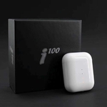 I100 Tws 1: 1 Bluetooth 5.0 Sem Fio Fone De Ouvido Stereo Headset Auto Emparelhamento Earbuds Qi De Carregamento Sem Fio