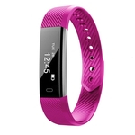 ID115 Pulseira inteligente de Ritmo Cardíaco Fitness Tracker Contador de Passo