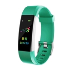 ID115plus smart hand tela colorida pulseira inteligente de freqüência cardíaca