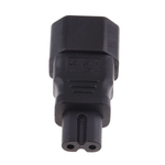 IEC 320 C14 Macho Para C7 Female Power Converter Adapter Plug