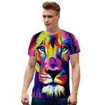 Impressão 3D Homens Mulheres Digital Hi-Hop T-shirt