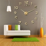 Início DIY simples relógio de parede Acrílico Relógio decorativo para Home Living Room Decor