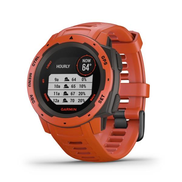 Instinct - Vermelho Chama - Smartwatch Gps Multiesporte - Garmin