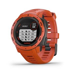 Instinct - Vermelho Chama - Smartwatch Gps Multiesporte