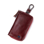 Inteligente Anti-Lost Car Key Carteira Couro carteiras chave Car Bag Key