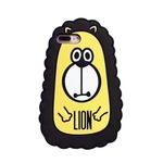 Inteligente Lion telefone celular caso Proteção Silicone bonito dos desenhos animados para a série iPhone