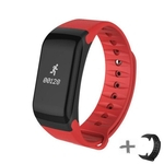 Inteligente Pulseira F1 Sports Pulseira Coração taxa de actividade de fitness rastreador banda inteligente Eletrônica Passo Pulseira Para Xiaomi pk banda 3