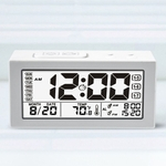 LAR alarm clock Inteligente silenciosa Luminous Relógio Despertador 2 tipos de alarme Anel LCD Wide View Tela Inglês Edição