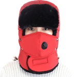 Inverno Unisex Rosto Pescoço Protetor Cachecol Earflap Quente à Prova De Vento à Prova De Neve Chapéu Cap