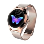 IP68 impermeável relógio inteligente encantador Mulheres Bracelet Heart Rate Monitor sono Monitoramento Smartwatch aptidão Pulseira