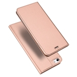 IPhone Para DUX Ducis 5 / 5S / SE couro protetora Phone Case com Suporte Slot para cartão