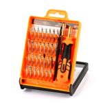 JAKEMY JM-8101 33 in1 multifuncional Precision chave de fenda Set Mini Eletrônico de fenda Bits Repair Tools Kit Set 140 * 104 * 33MM Laranja