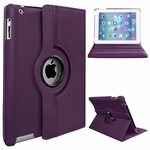 PU couro inteligente Virar suporte caso capa para Apple iPad Air / ipad 5 360 rotação Tablet Case Protetor completa