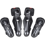 Joelho 4Pcs / Set Motorcycle MTB bicicleta Protector corridas anti-quebra de equipamentos cotovelo Pads + joelheiras Definir Suporte Joelho Brace