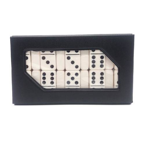 Jogo de Domino Profissional Branco Grosso Super Resistente