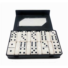 Jogo de Domino Profissional Branco Grosso Super Resistente