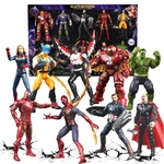 Justice League Marvel Avengers Super Herói Personagens Modelo Natal figura da boneca Brinquedos para Crianças