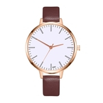 K087-MC Casual Moda Feminina rel¨®gio de quartzo Couro Strap Mulheres Quartz Assista