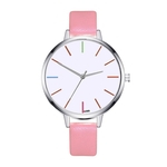 K089-YC Casual Moda Feminina relógio de quartzo Couro Strap Mulheres Quartz Assista