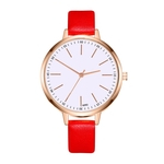 K092-MC Casual Moda Feminina rel¨®gio de quartzo Couro Strap Mulheres Quartz Assista