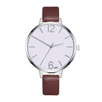 K096-YC Casual Moda Feminina relógio de quartzo Couro Strap Mulheres Quartz Assista